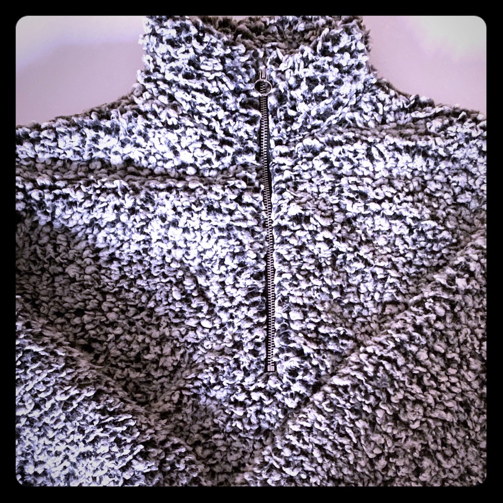 Express cozy half zip pullover